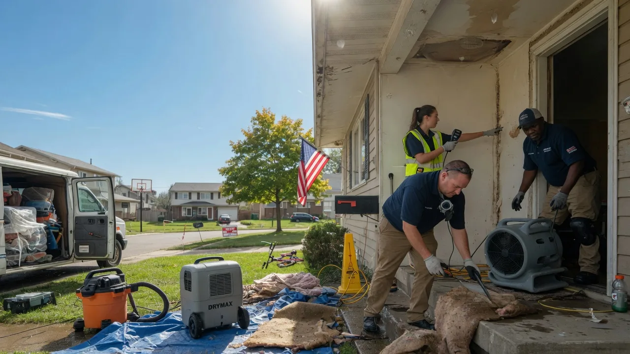 Water Damage Restoration in Dunfermline, IL near me